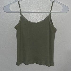 Brandy green tank top